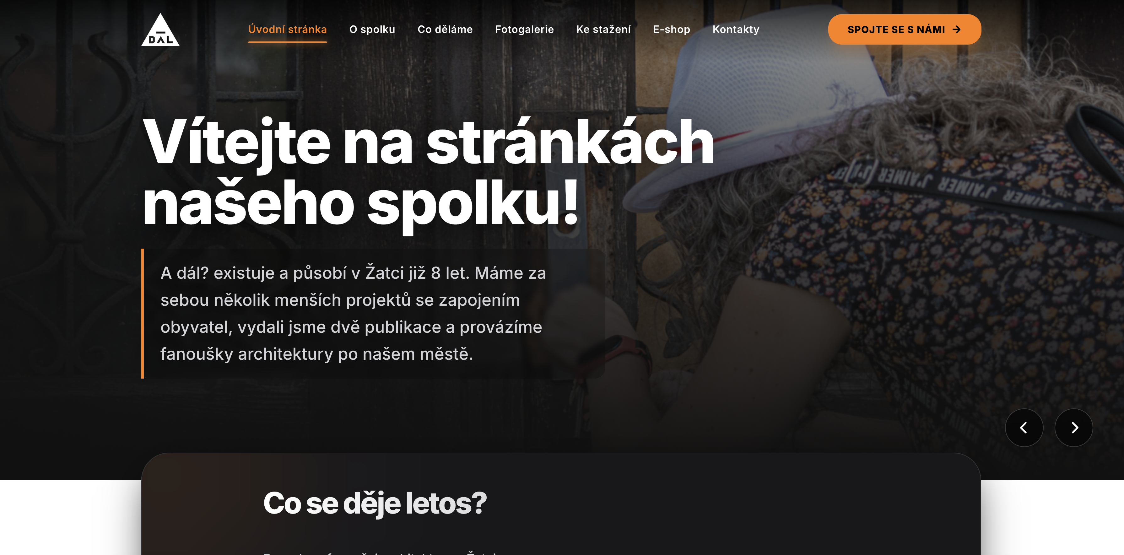 Web pro spolek A dál?